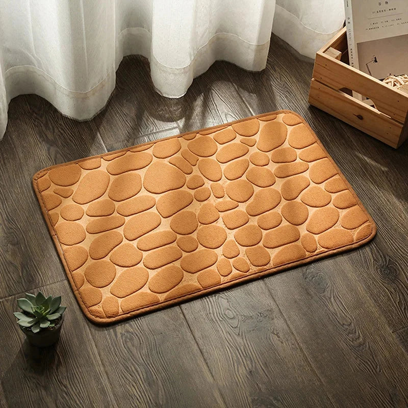 Bath Mat Ultra-Absorbent Quick-Dry Plush Non-Slip