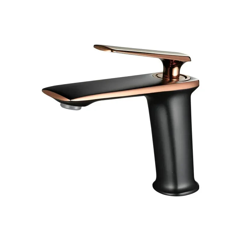 Bathroom Faucet Single-Handle Solid Brass Ceramic Disc Valve