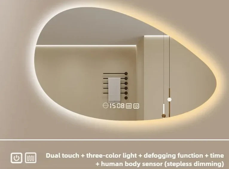 Bathroom Mirror LED Touch Control Anti-Fog