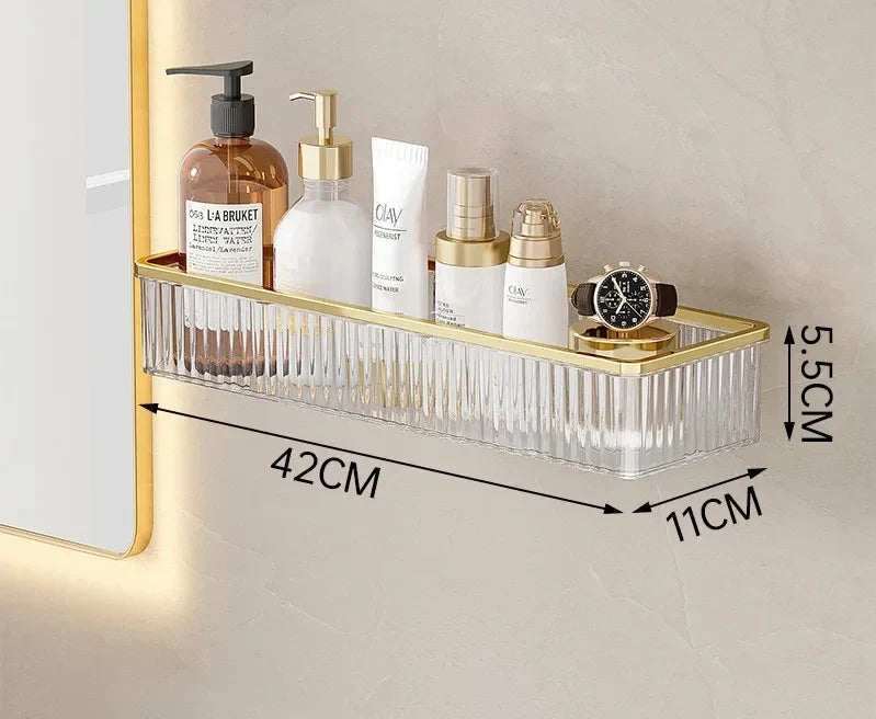Corner Shelf Acrylic Drill-Free Wall-Mounted