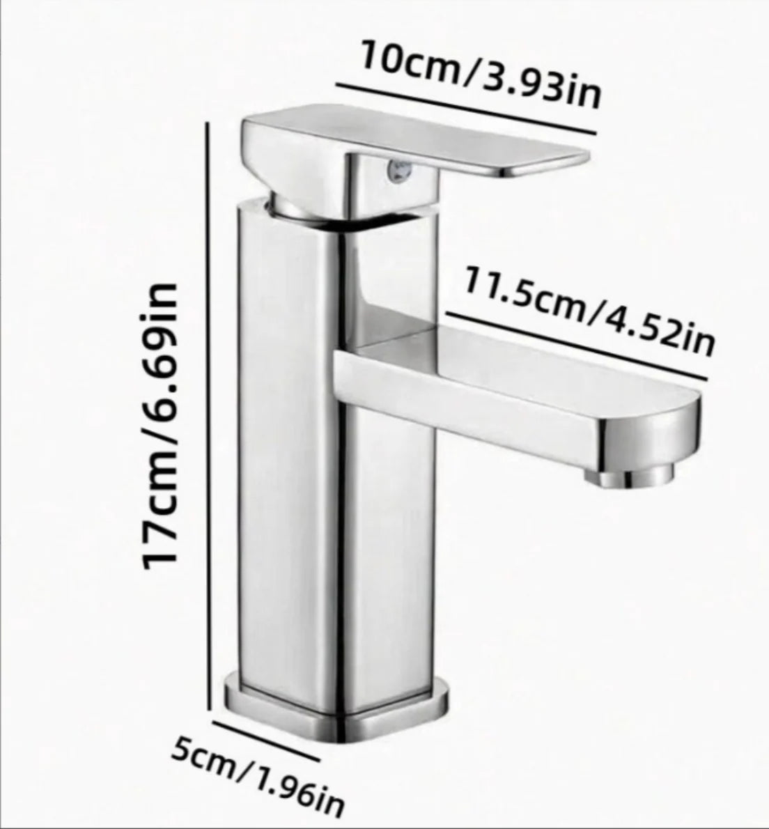 Deck-Mounted Faucet Black & Chrome Ceramic Valve