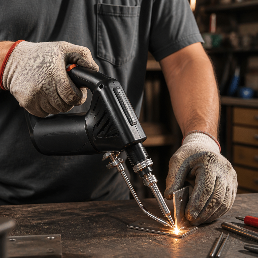 Ergonomic Handheld Welder and Cutter (Heats in 20 Seconds)