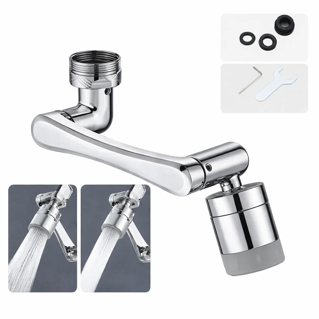 Faucet Extender 1080° Swivel Water-Saving Tool-Free Installation