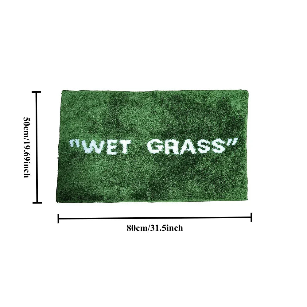 Floor Mat Plush Polyester Non-Slip Machine Washable