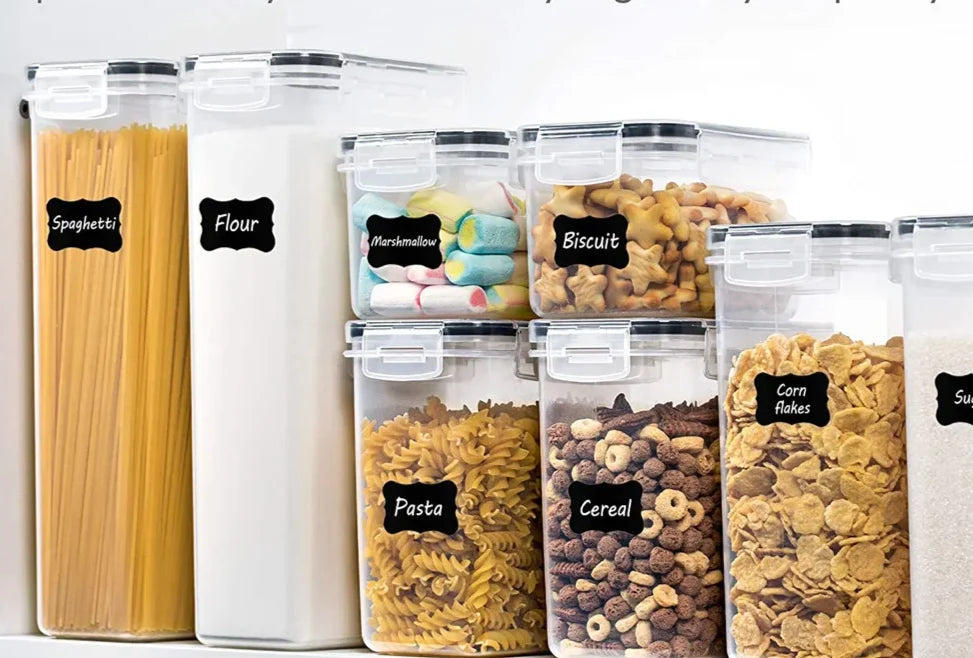 Food Storage Container Set Airtight & Stackable BPA-Free 7-Piece