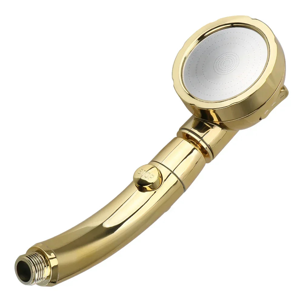 Handheld Shower Head 3 Spray Modes 360° Swivel Water-Saving