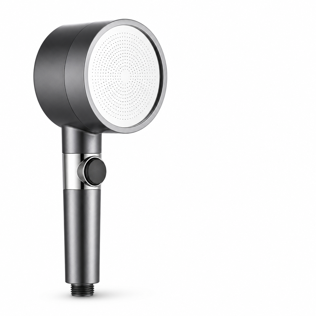 High-Pressure Laser-Cut Micro-Nozzles Shower Head (9-Layer Filtration)
