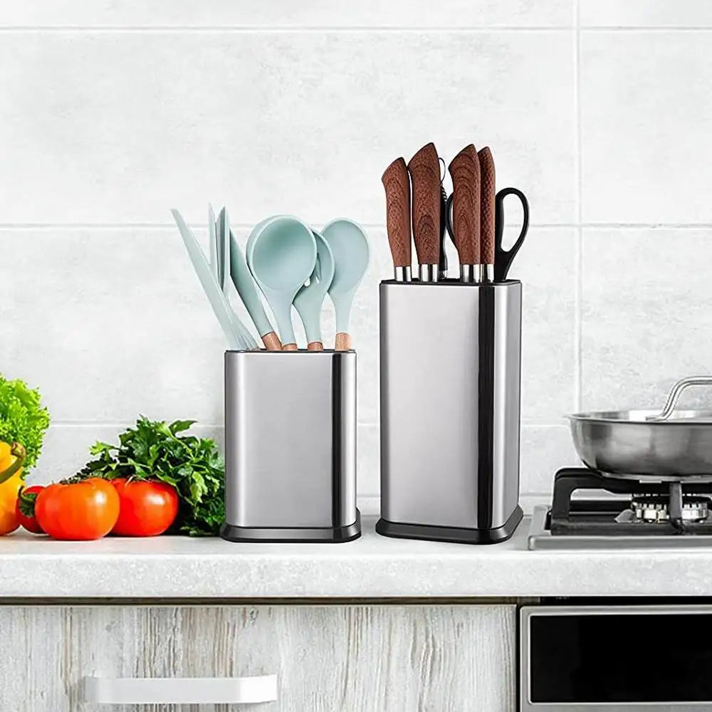 Knife Block Stainless Steel Antibacterial For 8 Inch Knives