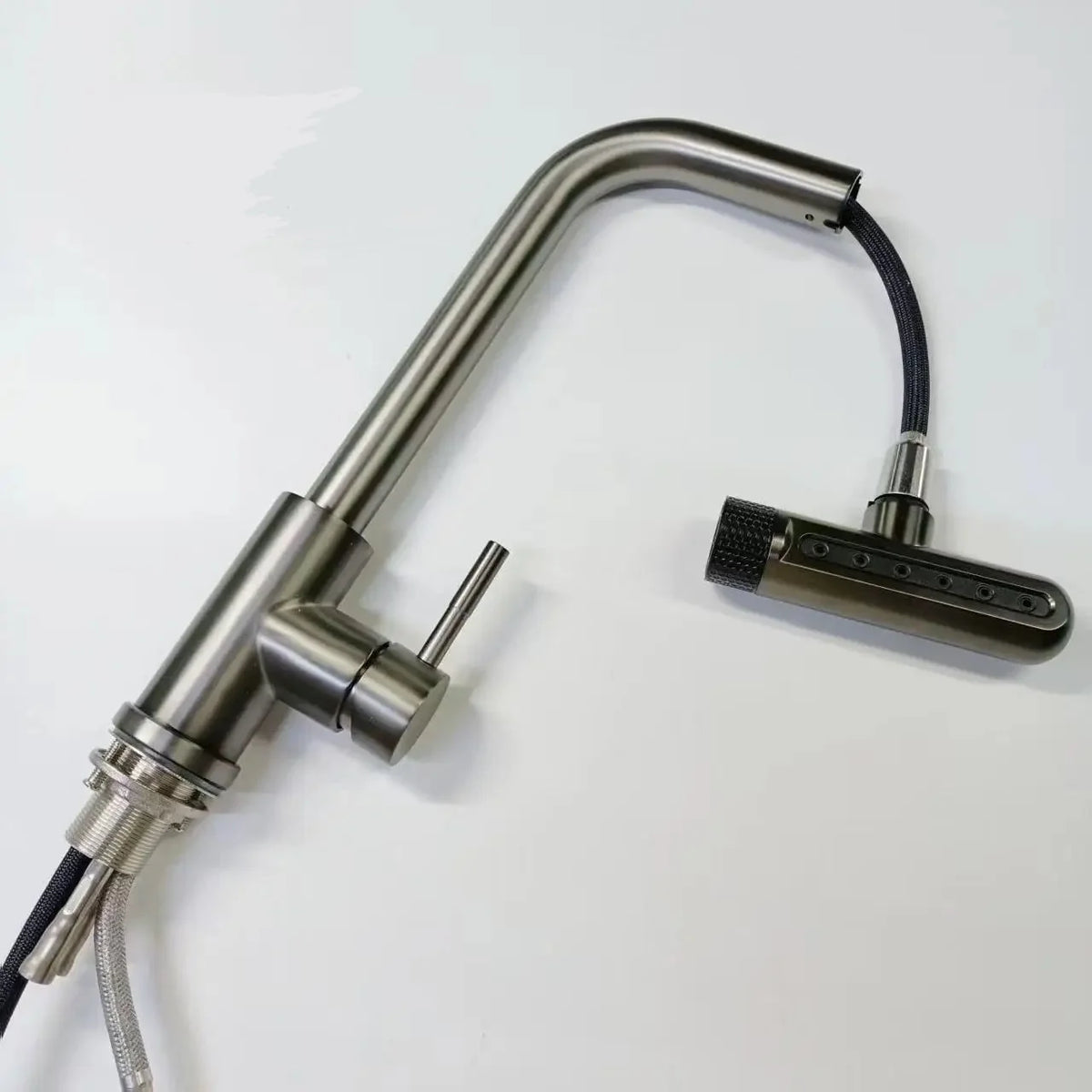 Pull-Out Kitchen Faucet 304 Stainless Steel 6 Spray Modes