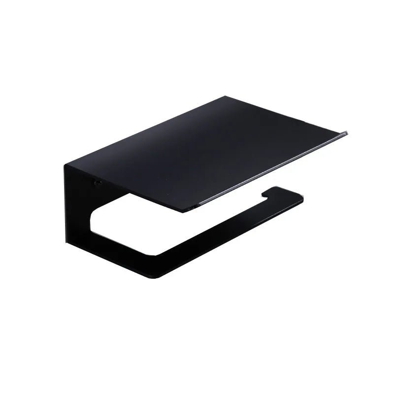 Toilet Paper Holder Rust-Resistant Aluminium Wall-Mount Shelf