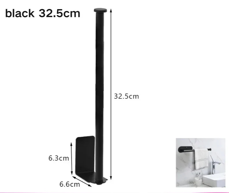 Toilet Paper Holder Self-Adhesive & Drill-Free Stainless Steel