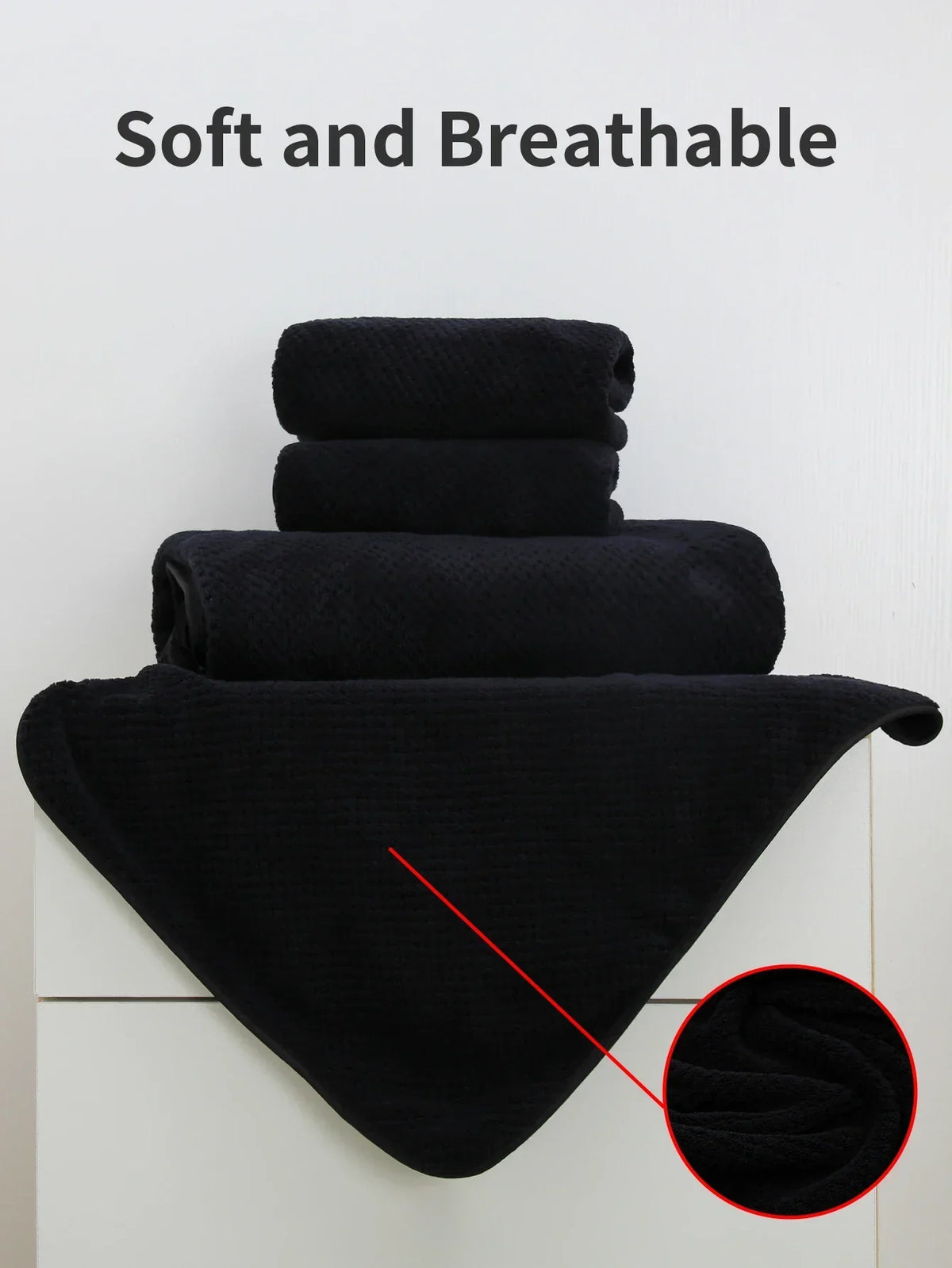 Towel Set Ultra-Soft Quick-Dry 8-Piece