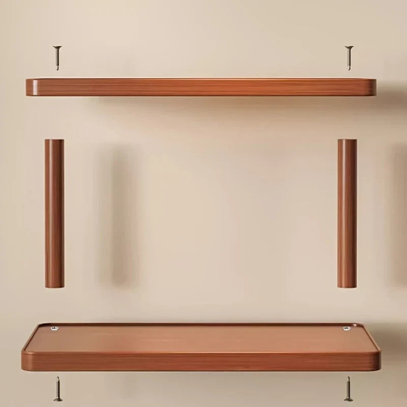 2-Tier Shelf Bamboo Countertop Organizer