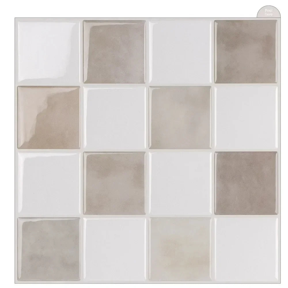 3D Wall Tile Peel And Stick Waterproof & Oil-Resistant