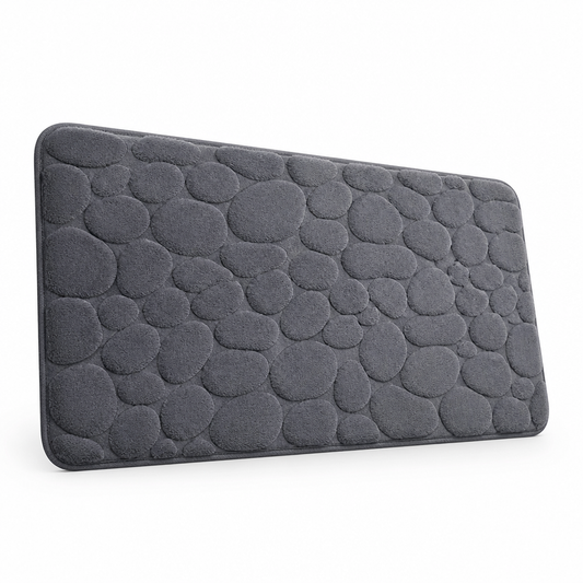 Absorbent Microfiber Bath Mat With Non-Slip Backing
