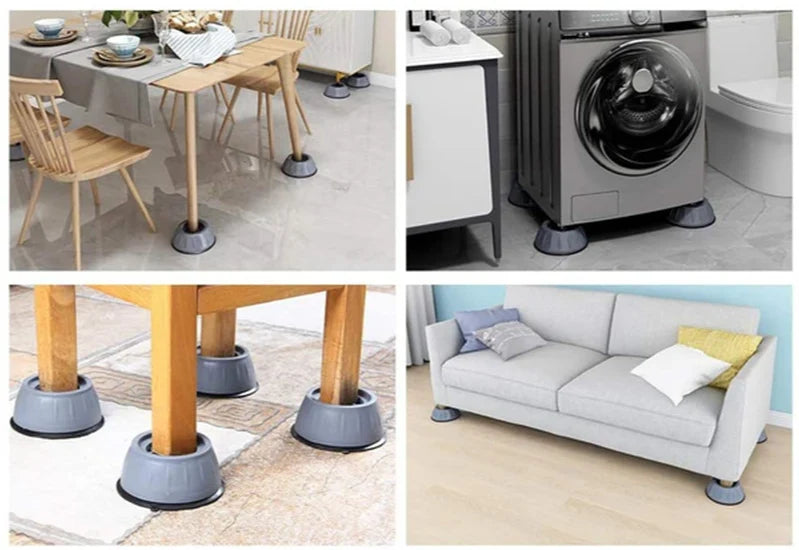 Anti-Vibration Pads Non-Slip & Shock-Absorbing Set of 4