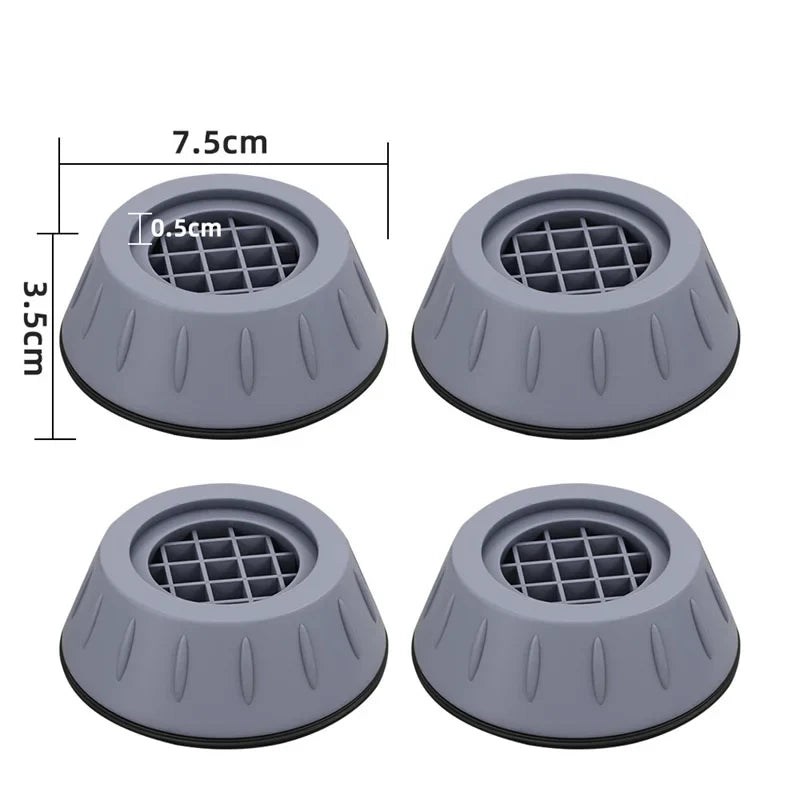 Anti-Vibration Pads Non-Slip & Shock-Absorbing Set of 4