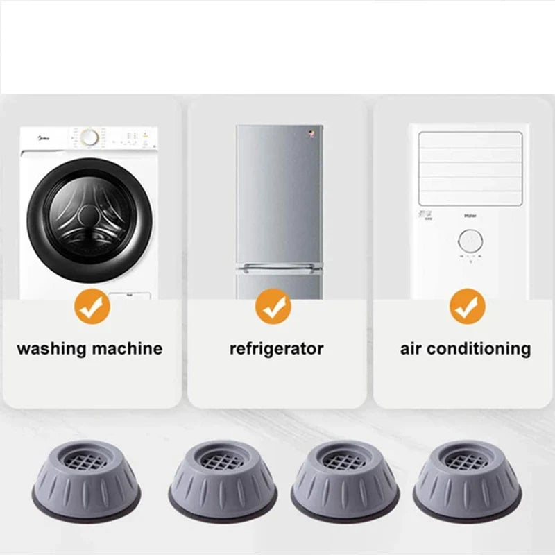 Anti-Vibration Pads Non-Slip & Shock-Absorbing Set of 4