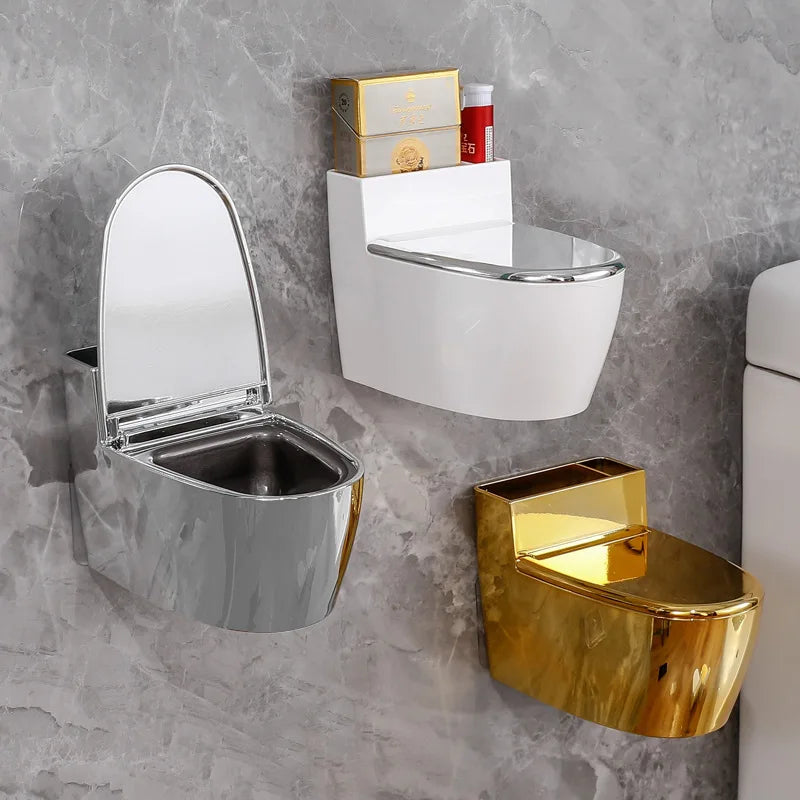 Ashtray Wall-Mounted Lockable Lid Removable & Washable