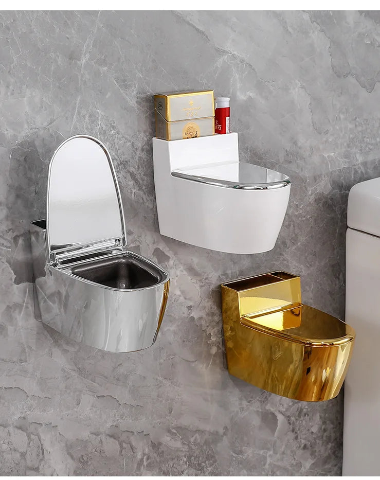 Ashtray Wall-Mounted Lockable Lid Removable & Washable