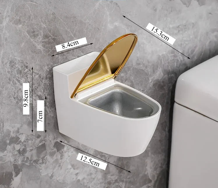 Ashtray Wall-Mounted Lockable Lid Removable & Washable
