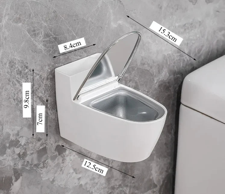 Ashtray Wall-Mounted Lockable Lid Removable & Washable