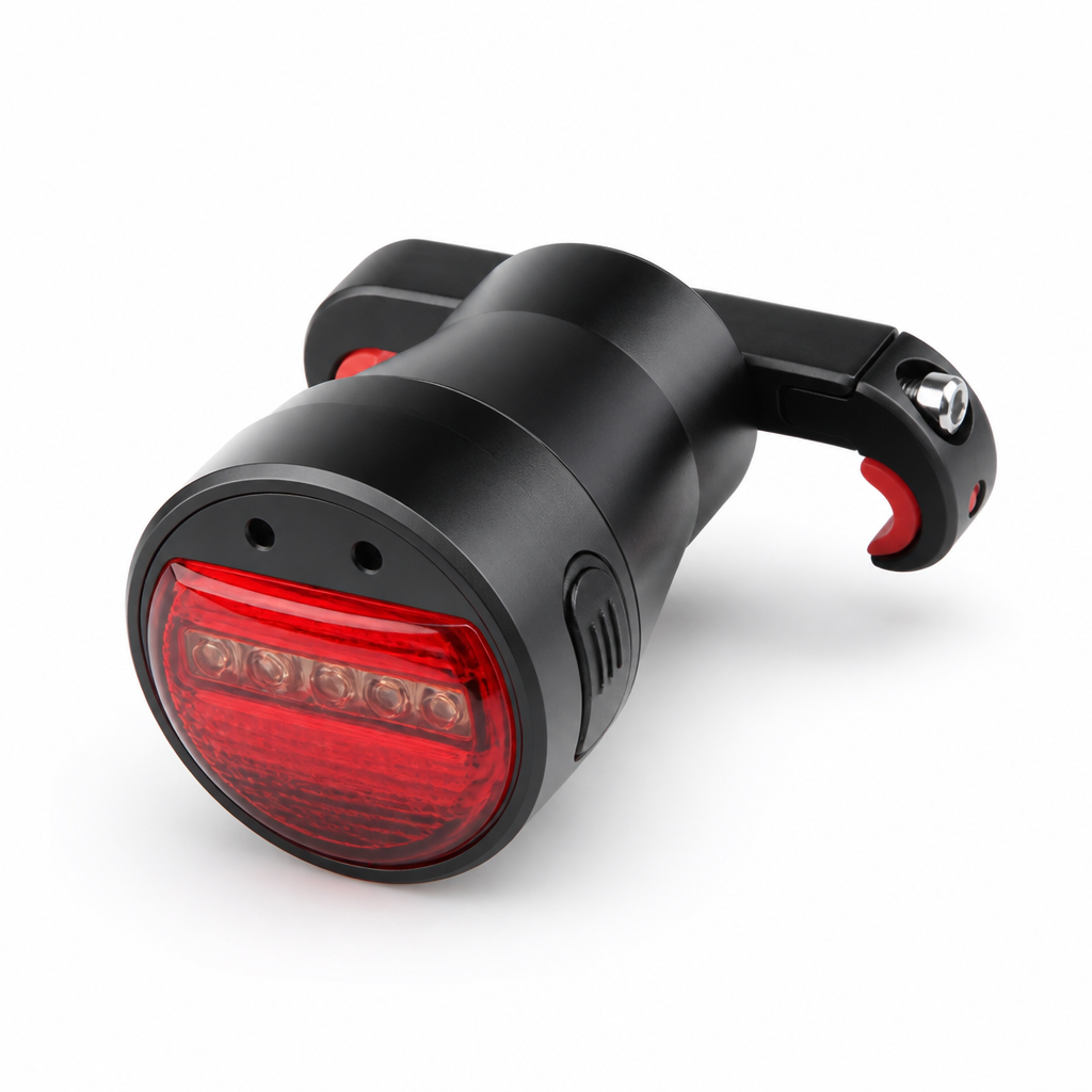 Automatic Brake & Ambient-Light Sensors USB-Rechargeable Bicycle Tail Light