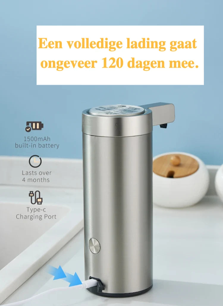 Automatic Soap Dispenser Touchless Infrared 304 Stainless Steel