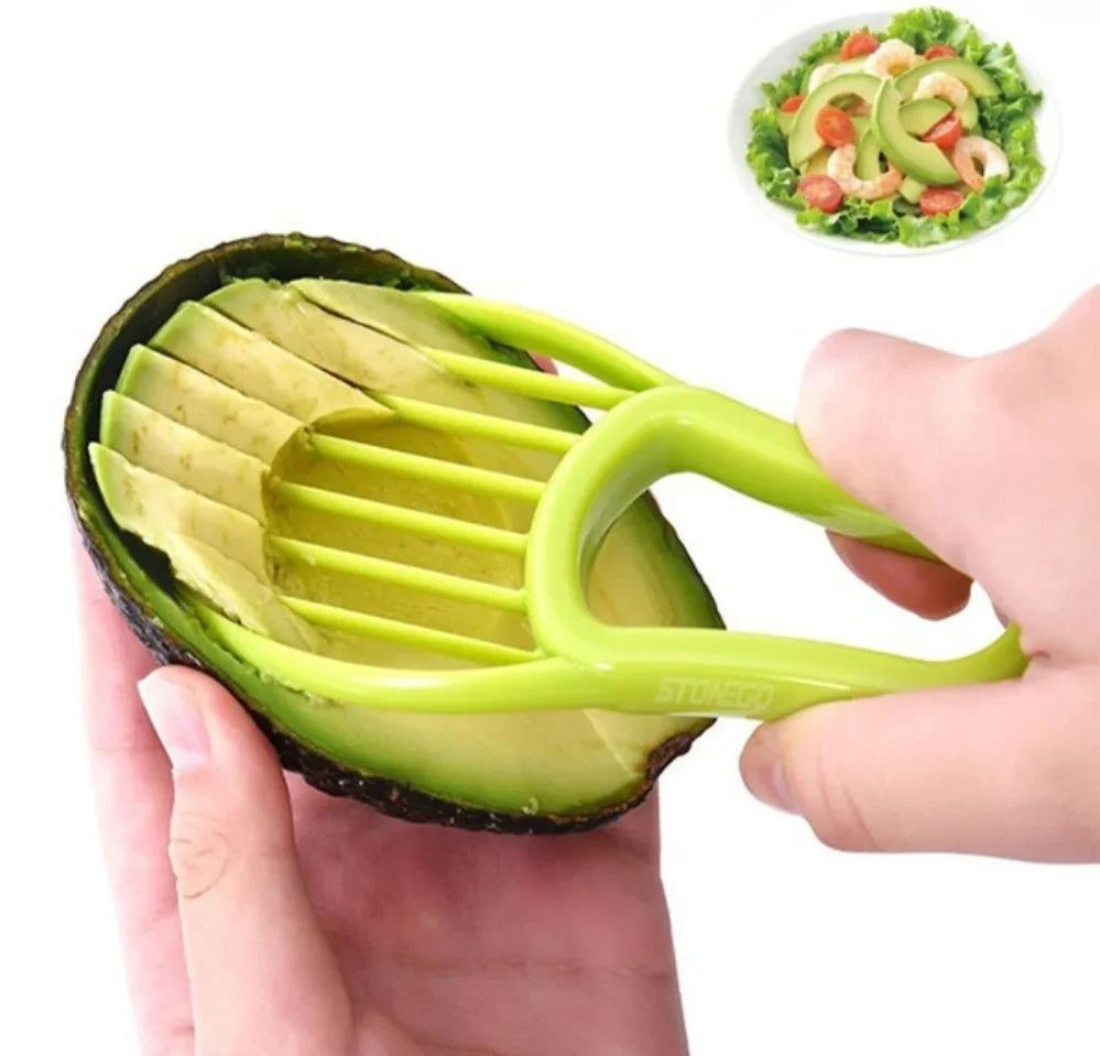 Avocado Slicer 3-In-1 Plastic Blade BPA-Free Dishwasher Safe