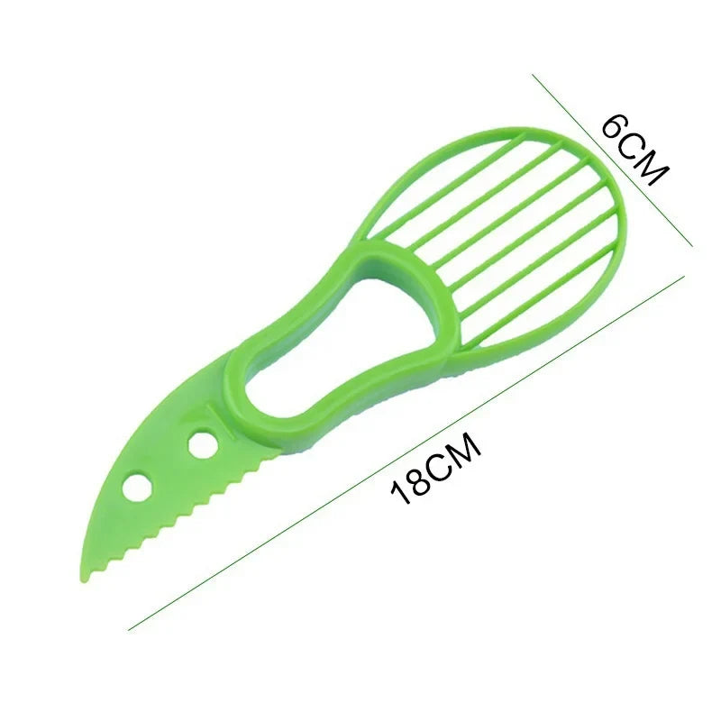 Avocado Slicer 3-In-1 Plastic Blade BPA-Free Dishwasher Safe