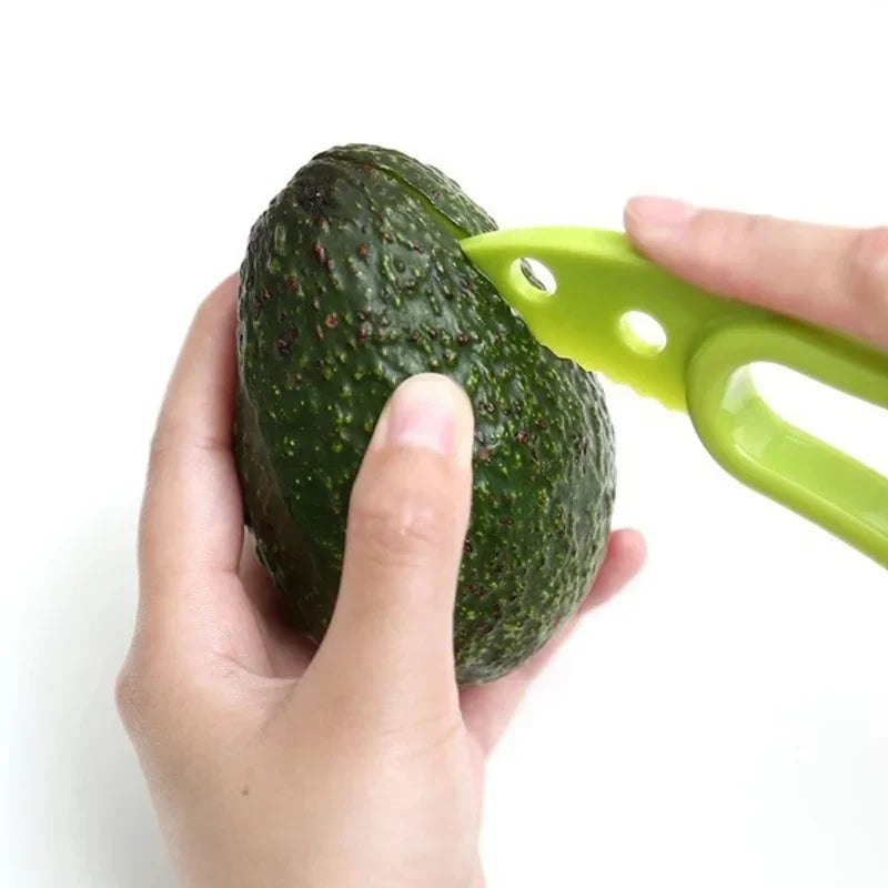 Avocado Slicer 3-In-1 Plastic Blade BPA-Free Dishwasher Safe
