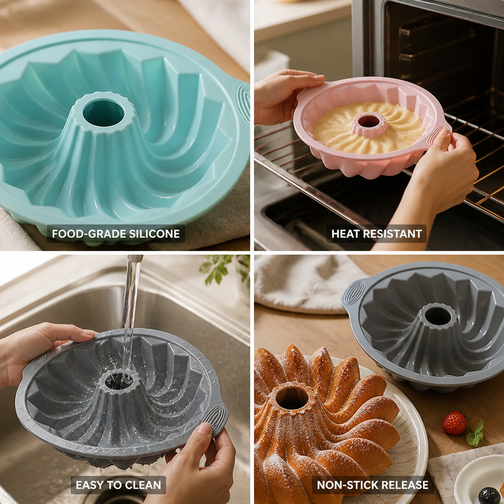 Baking Mold Food-Grade Silicone Non-Stick Dishwasher-Safe