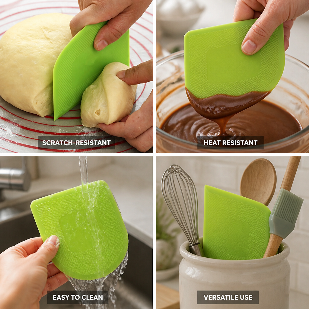 Baking Spatula Heat-Resistant Flexible Easy to Clean