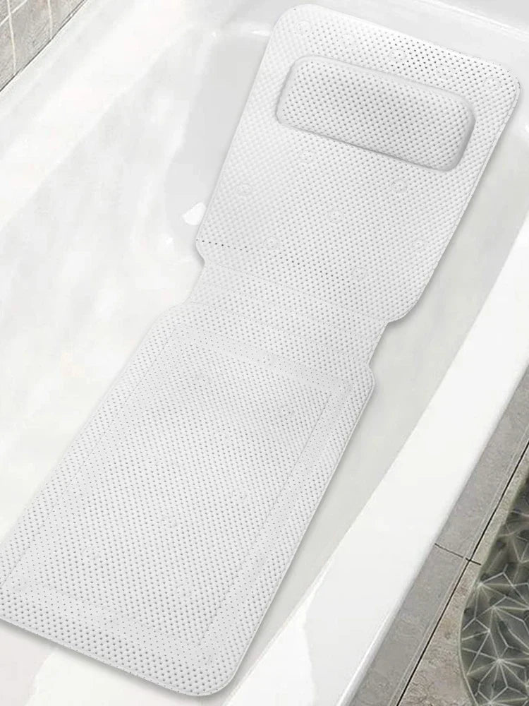 Bath Cushion Full-Body Support 30 Suction Cups