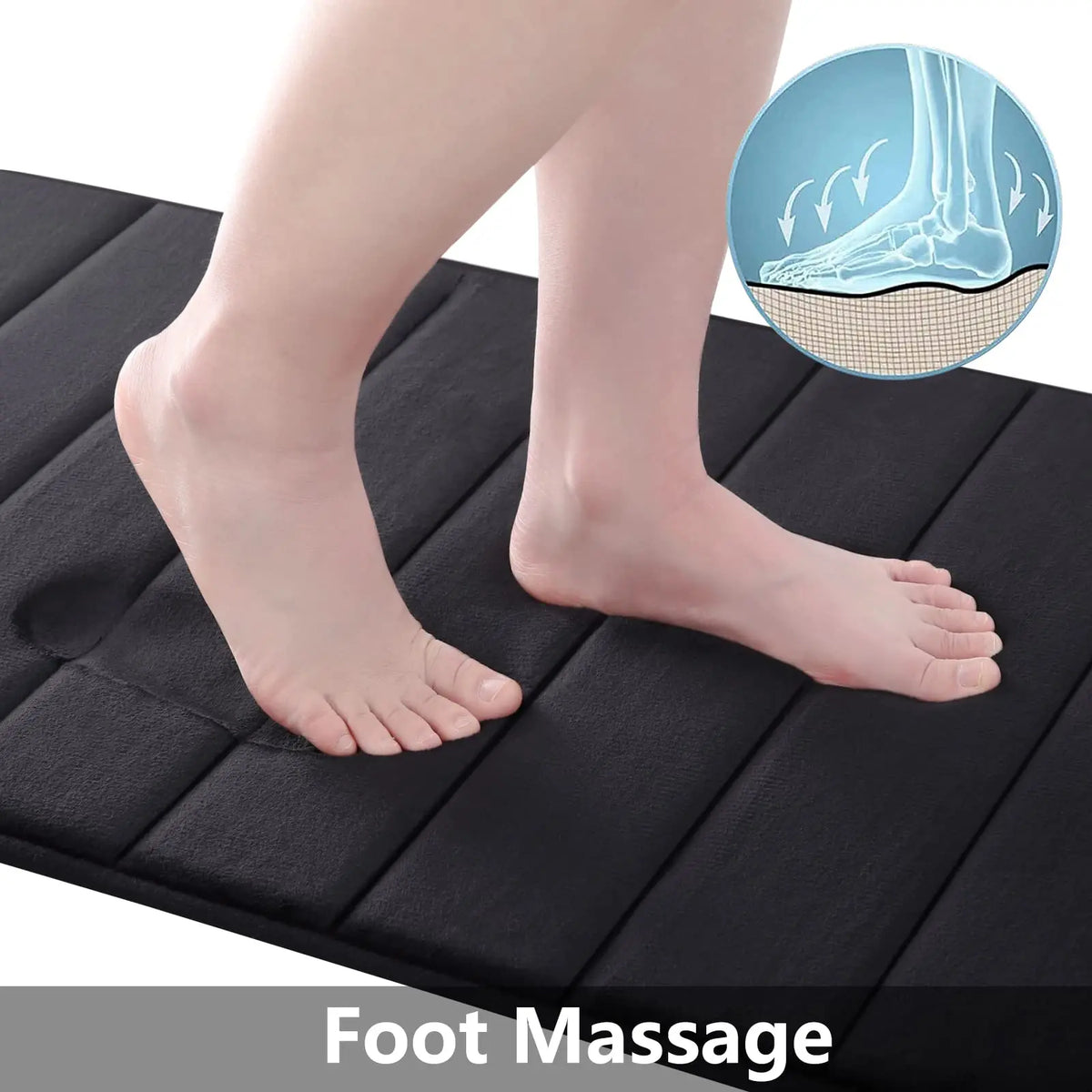 Bath Mat Memory Foam Water-Absorbent & Non-Slip