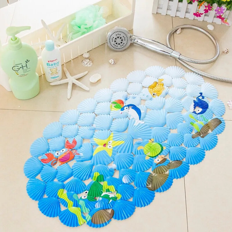 Bath Mat Non-Slip Suction Cups & Massage Nubs