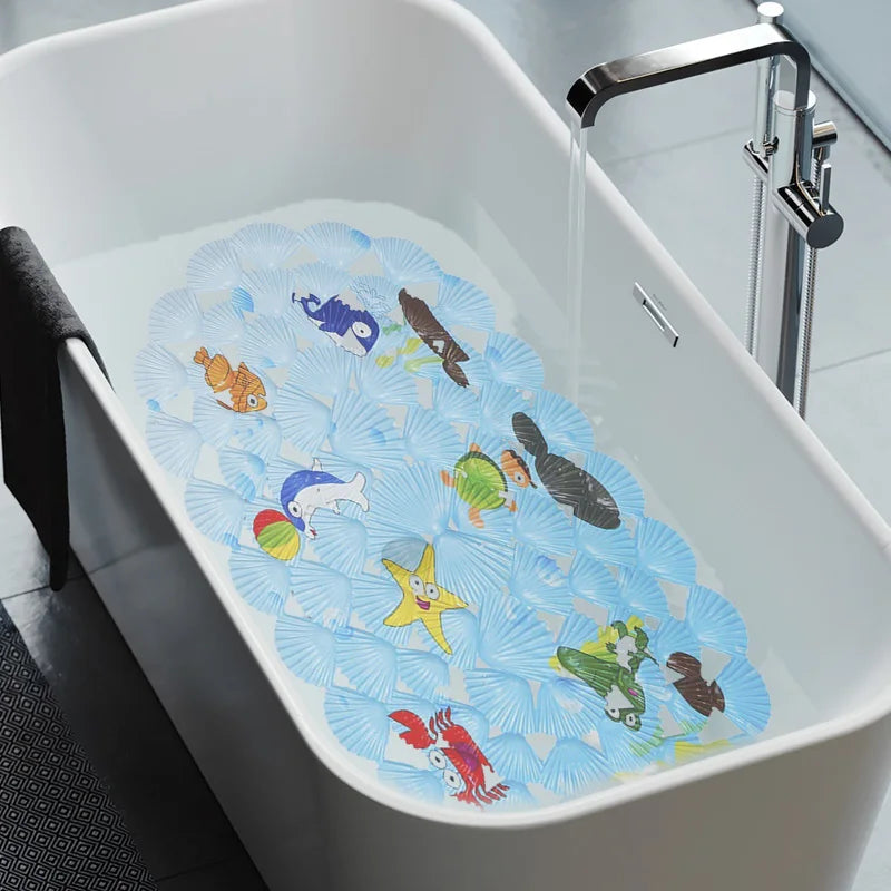 Bath Mat Non-Slip Suction Cups & Massage Nubs