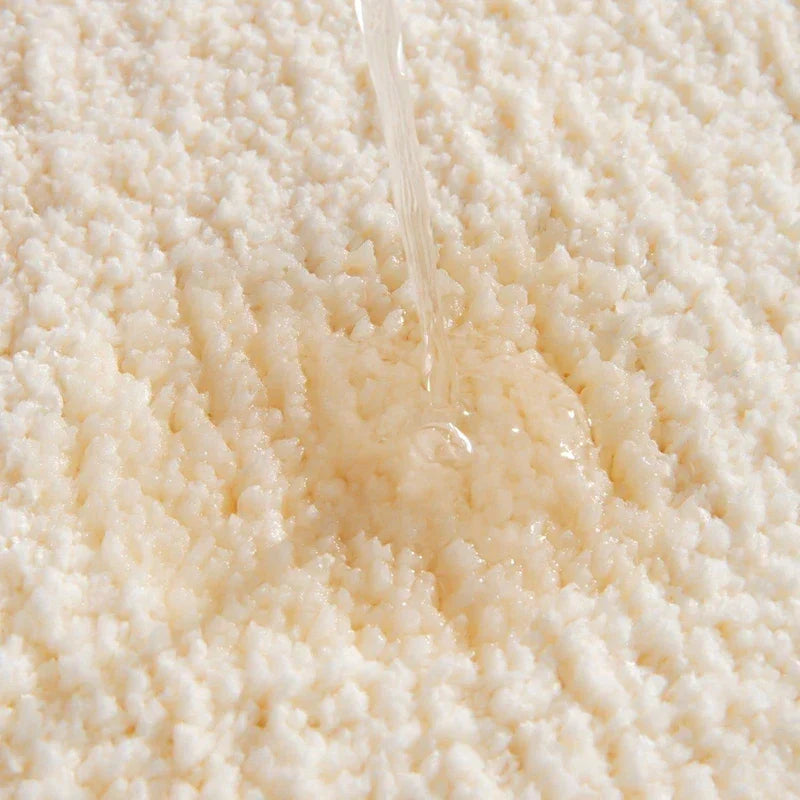 Bath Mat Plush Microfiber Anti-Slip Machine Washable
