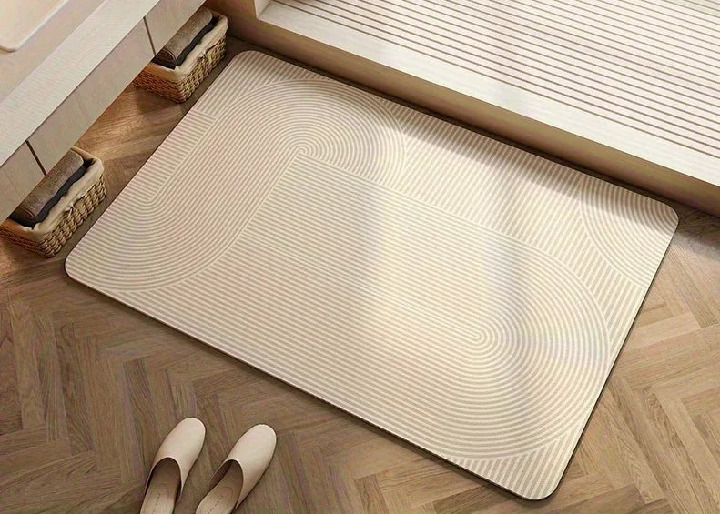 Bath Mat Rapid-Absorb Quick-Dry Non-Slip
