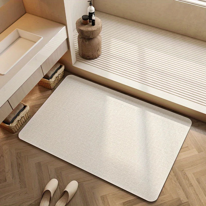 Bath Mat Rapid-Absorb Quick-Dry Non-Slip
