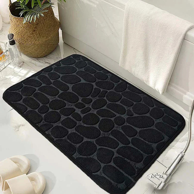 Bath Mat Ultra-Absorbent Quick-Dry Plush Non-Slip