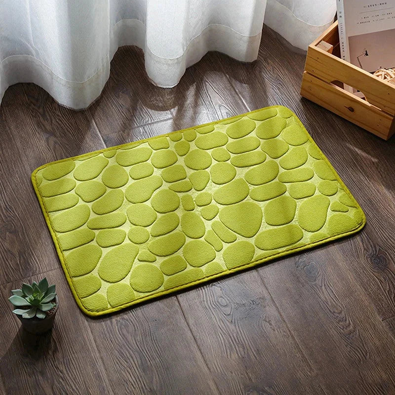 Bath Mat Ultra-Absorbent Quick-Dry Plush Non-Slip