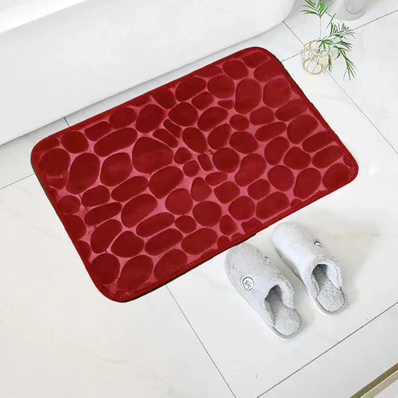Bath Mat Ultra-Absorbent Quick-Dry Plush Non-Slip