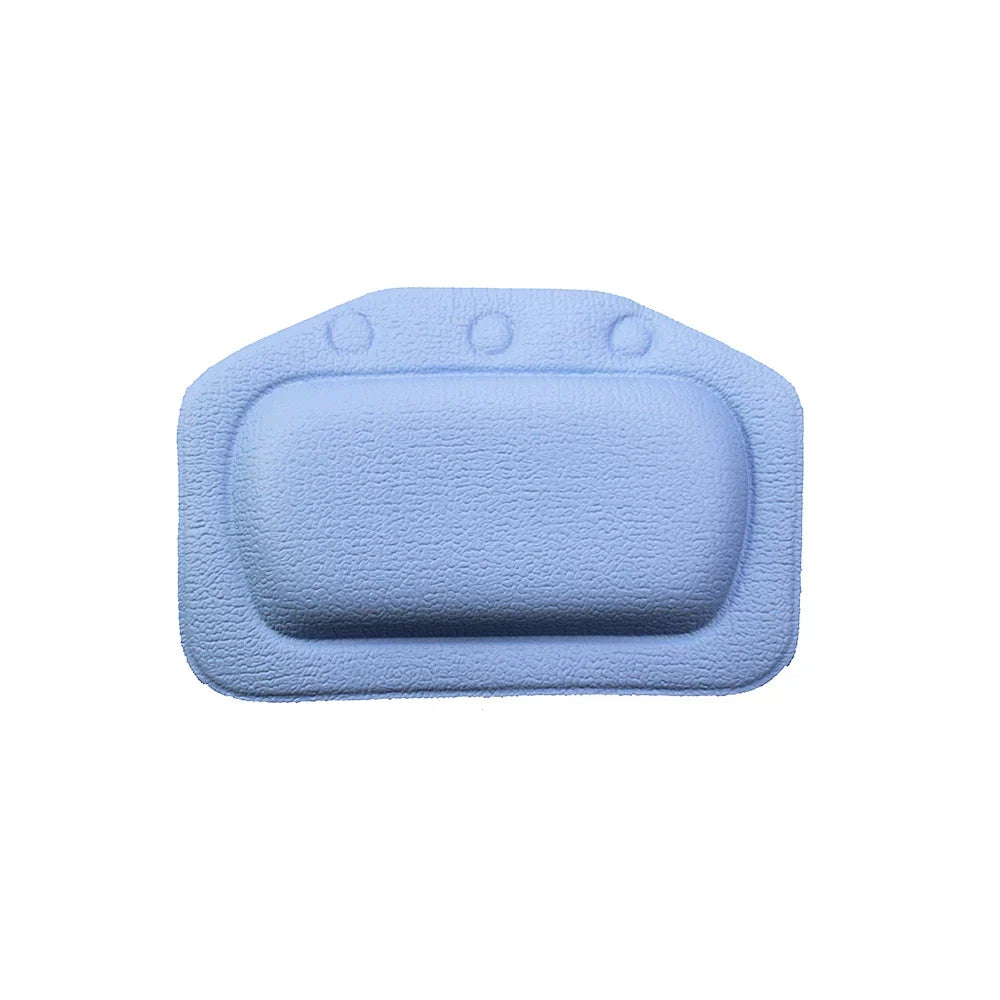Bath Pillow Ergonomic Foam Neck Support Strong Suction Cups