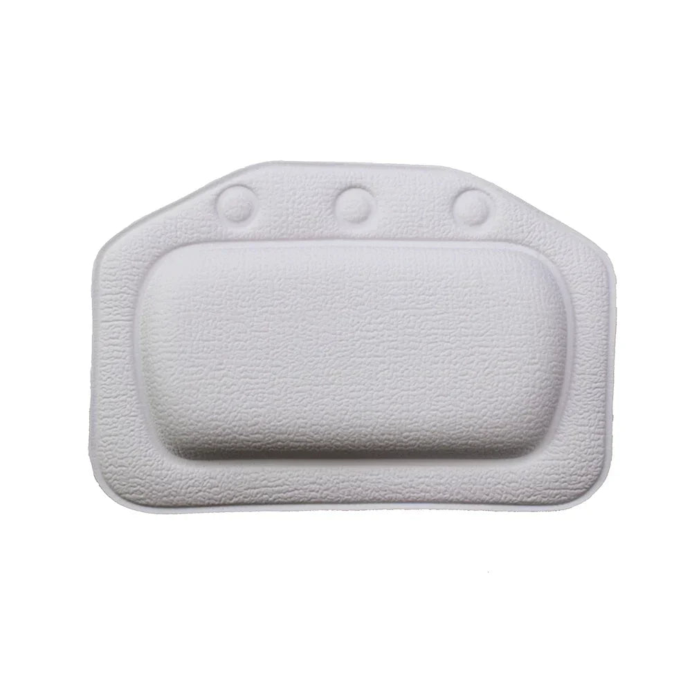 Bath Pillow Ergonomic Foam Neck Support Strong Suction Cups