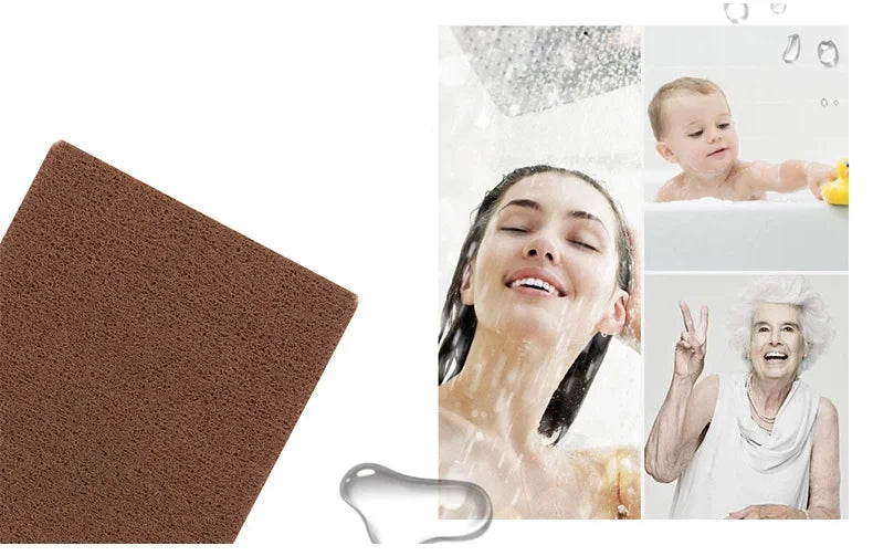 Bath & Shower Mat Non-Slip Massage-Textured Fast-Drying