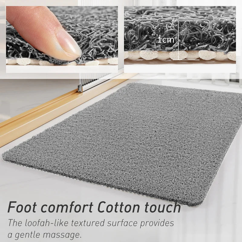 Bath & Shower Mat Non-Slip Massage-Textured Fast-Drying