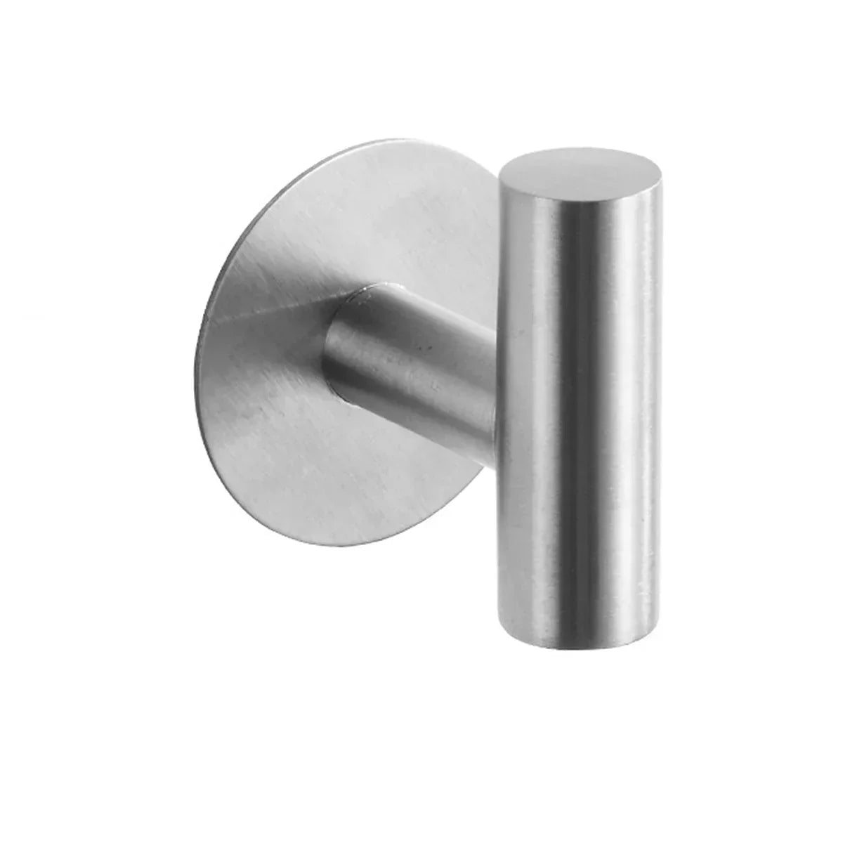 Bathroom Accessory Set No-Drill Self-Adhesive Brushed Stainless Steel