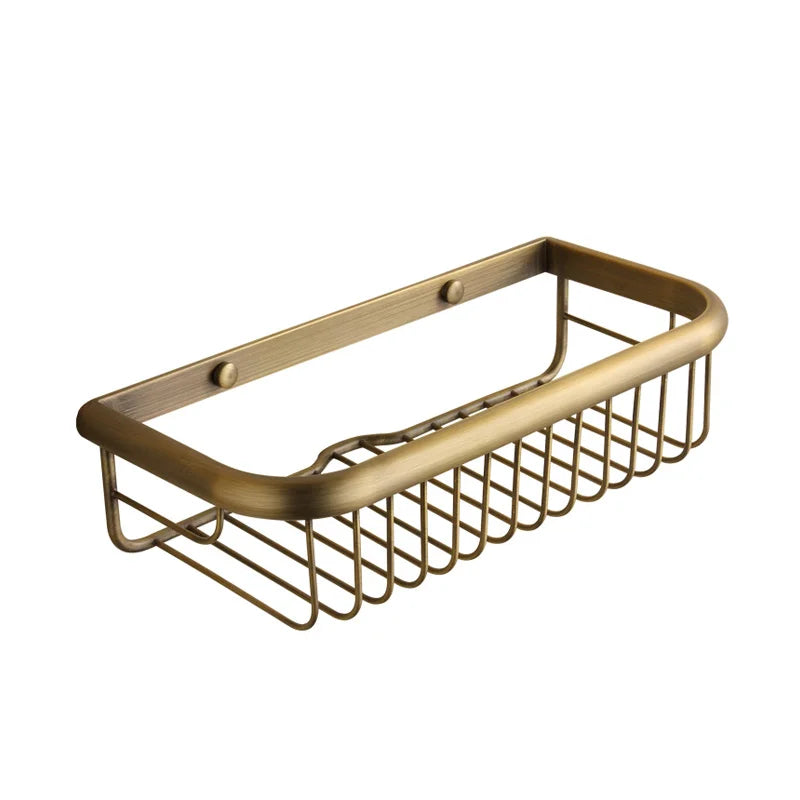 Bathroom Corner Shelf Solid Brass Antique Bronze Finish