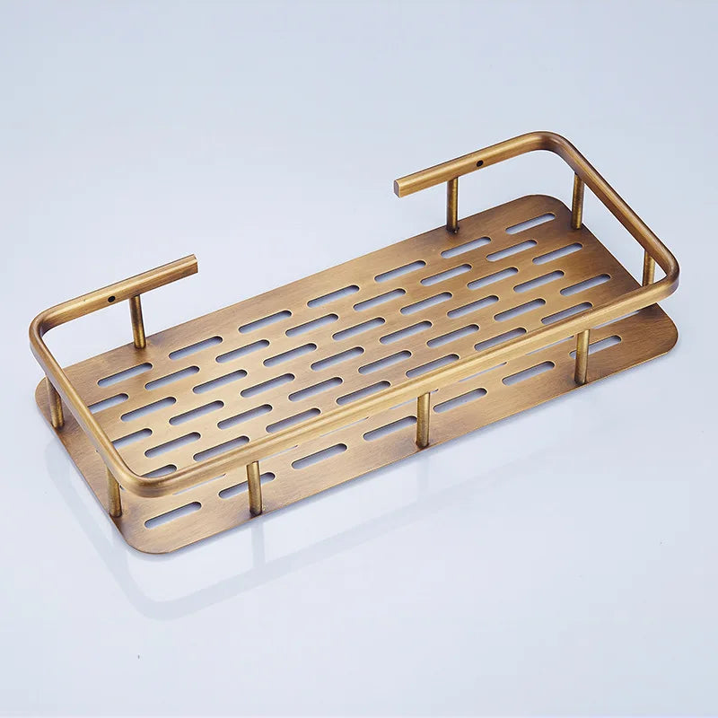 Bathroom Corner Shelf Solid Brass Antique Bronze Finish